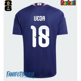 Japonia Ayase Ueda #18 Tricou Fotbal Replică Mondial 2026 Barbati Acasa